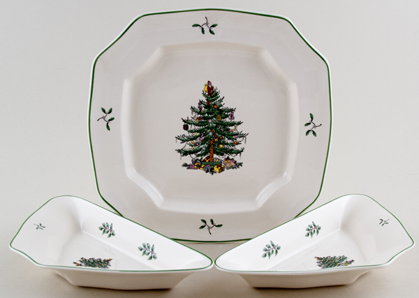 Party Dishes and Tray